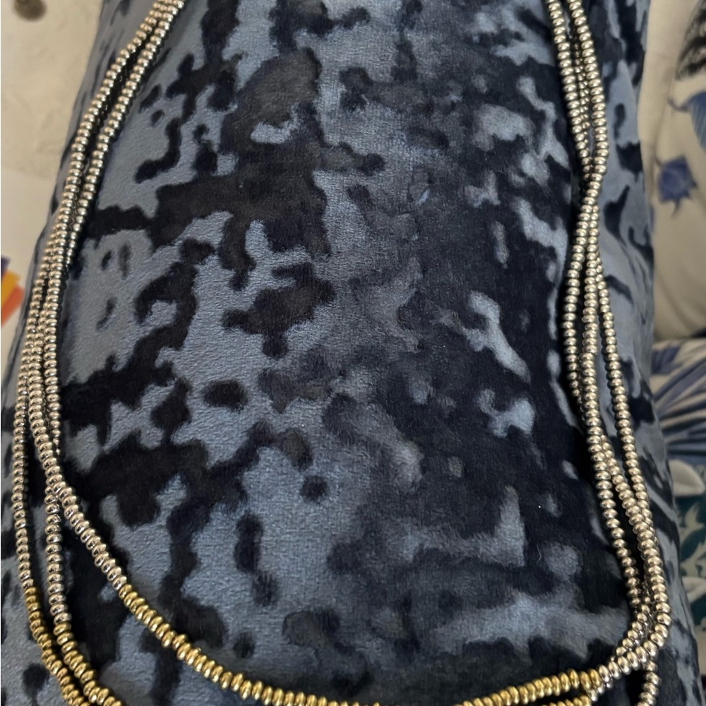 Lucky Brand Metallic Beaded Necklace
